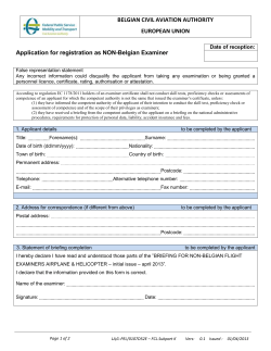 belgian civil aviation authority european union
