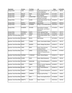 Sunshine Report - Canadian Taxpayers Federation