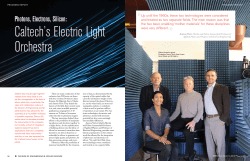 Photons, Electrons, Silicon