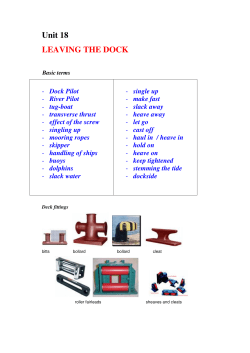 18-ME Unberthing and leaving dock