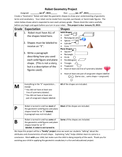 Robot Geometry Project