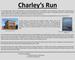 On an August night in 1842, Dr. Richard Eells, an active Quincy