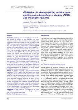 CRAWview: for viewing splicing variation, gene families, and