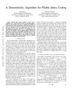 A Deterministic Algorithm for Pliable Index Coding
