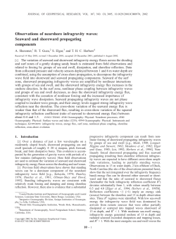 Observations of nearshore infragravity waves
