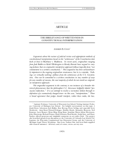 ARTICLE - University of Pennsylvania Law Review