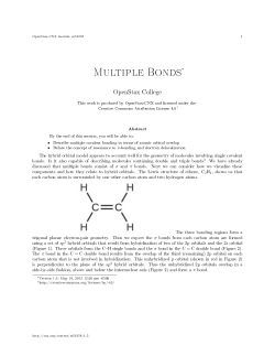 Multiple Bonds
