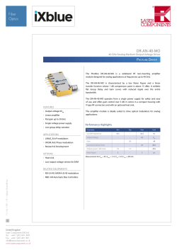 DR-AN-40-MO Analog Medium Output Voltage Driver