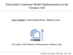 Polarizable Continuum Model Implementation in the Octopus code