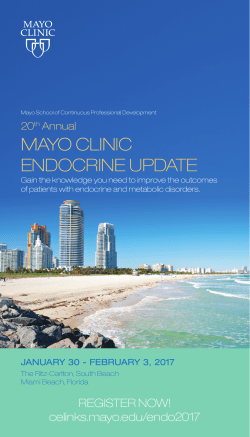 Mayo Clinic Endocrine Update