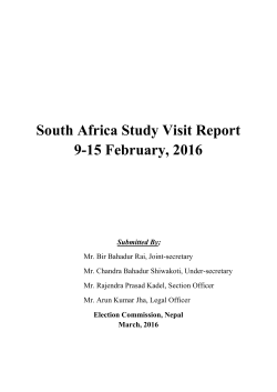 South Africa Study Visit Report 9
