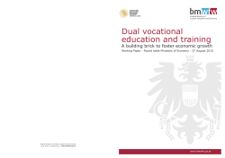 Handout - Federal Ministry of Science, Research and Economy