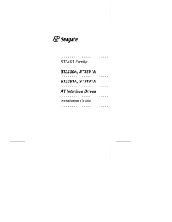 ST3491 Family: ST3250A, ST3291A ST3391A, ST3491A
