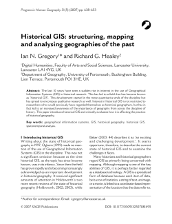 Historical GIS