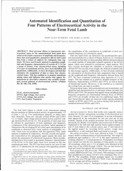 Automated Identification and Quantitation of Four Patterns