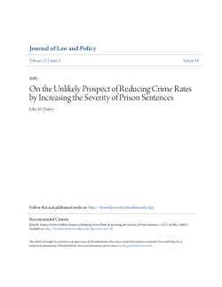 On the Unlikely Prospect of Reducing Crime Rates