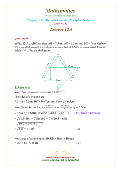 Question 6 - Tiwari Academy