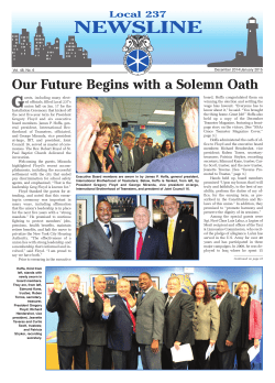 Dec 2014/Jan 2015 - Teamsters Local 237