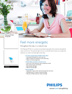 HF3321/60 Philips energy light