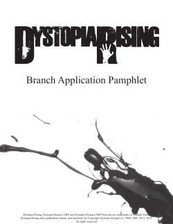 New Branch Pamphlet