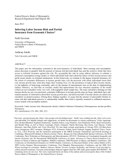 Inferring Labor Income Risk and Partial Insurance from Economic