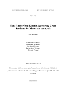 Non-Rutherford Elastic Scattering Cross Sections for Materials