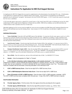 Form Name (Form Number) - Illinois Department of Human Services