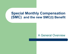 Special Monthly Compensation (SMC)