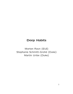 Deep Habits