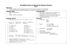 Up-skilling Course in French for Primary Teachers