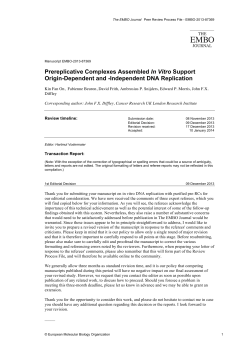 Review Process - The EMBO Journal
