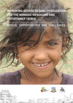improving access to quality education for the nomadic