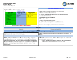 Mathematical Practices - Milwaukee Public Schools