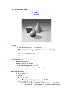 Cast Shadows - Michael O`Rourke