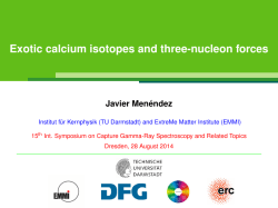 Exotic calcium isotopes and three-nucleon forces