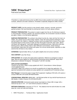 Primeseal Tech Data