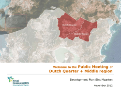 Dutch Quarter + Middle region