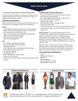 dress for success