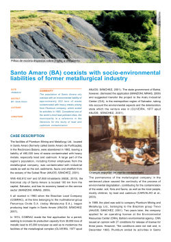 Santo Amaro - Centro de Tecnologia Mineral