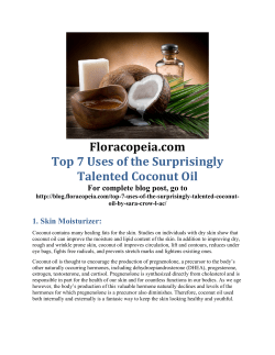7 Uses of Coconut Oil - Brighter Day Natural Foods