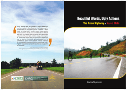 Beautiful Word, Ugly Actions: The Asian Highway in Karen State