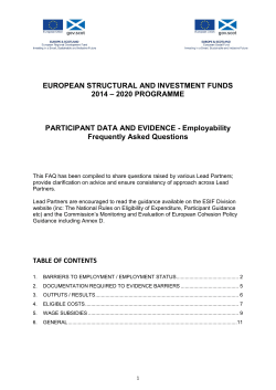 Employability Frequently Asked
