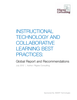 InstructIonal technology and collaboratIve learnIng best PractIces: