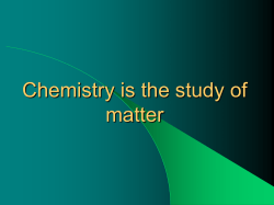 The nature of matter