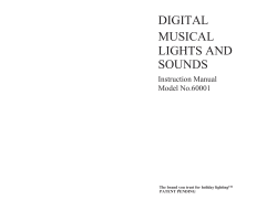 digital musical lights and sounds