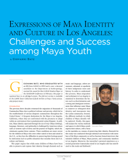 challenges and success among maya youth