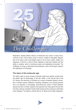 The Challenge - American Thoracic Society