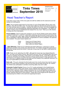 January 2013Newsletter