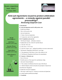 Anti-suit injunctions issued to protect arbitration agreements