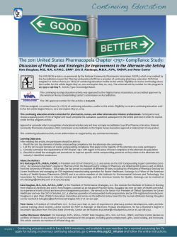 Continuing Education - National Home Infusion Association